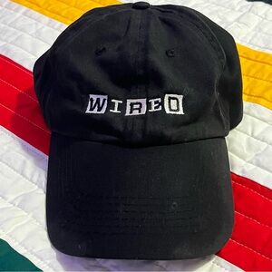 WIRED Magazine Embroidered Black Dad Hat Strapback Cap